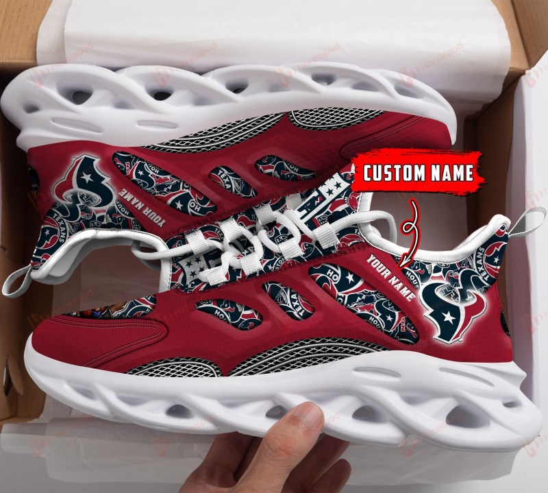 Houston Texans Personalized Yezy Running Sneakers