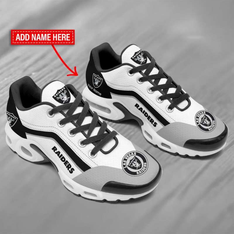 Las Vegas Raiders Personalized Plus T-N Youth Sneakers