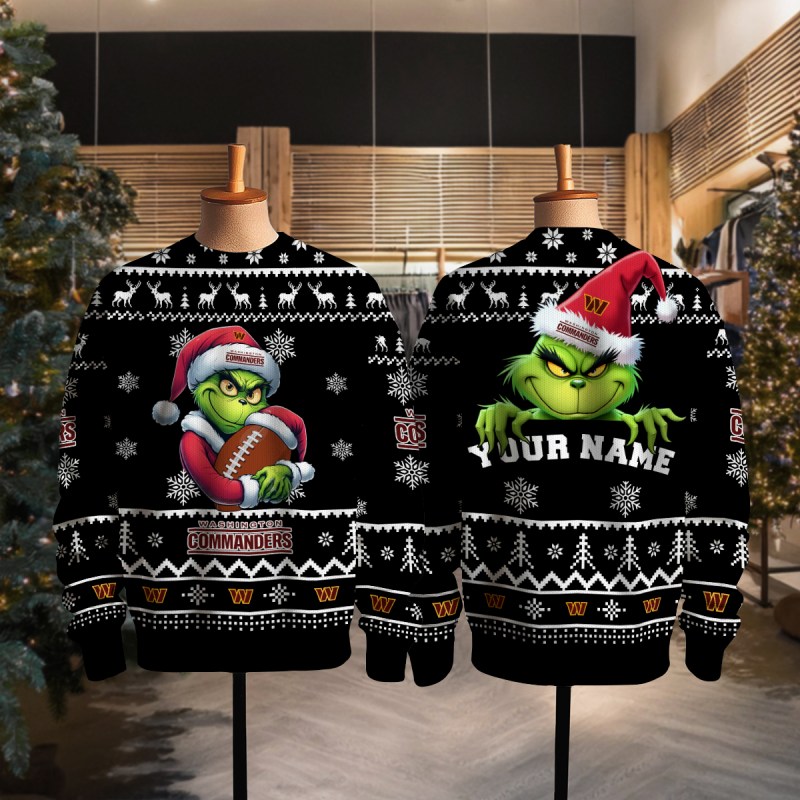 Washington Commanders Ugly Christmas Sweater 2