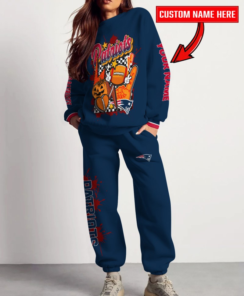 New England Patriots Sweatshirt and Sweatpants Set