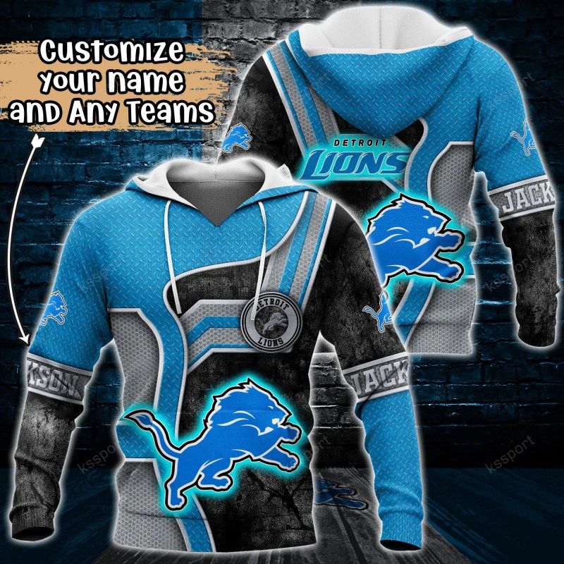 Detroit Lions Personalized Hoodie