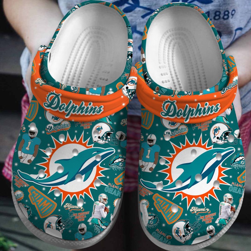 Miami Dolphins Clogs