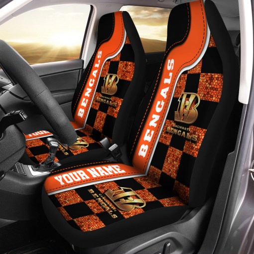 Cincinnati Bengals Personalized Car Seat Covers