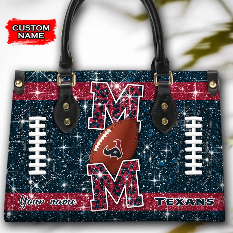 Houston Texans Leather Hand Bag Image 2