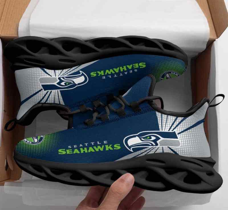 Seattle Seahawks Yezy Running Shoes 4