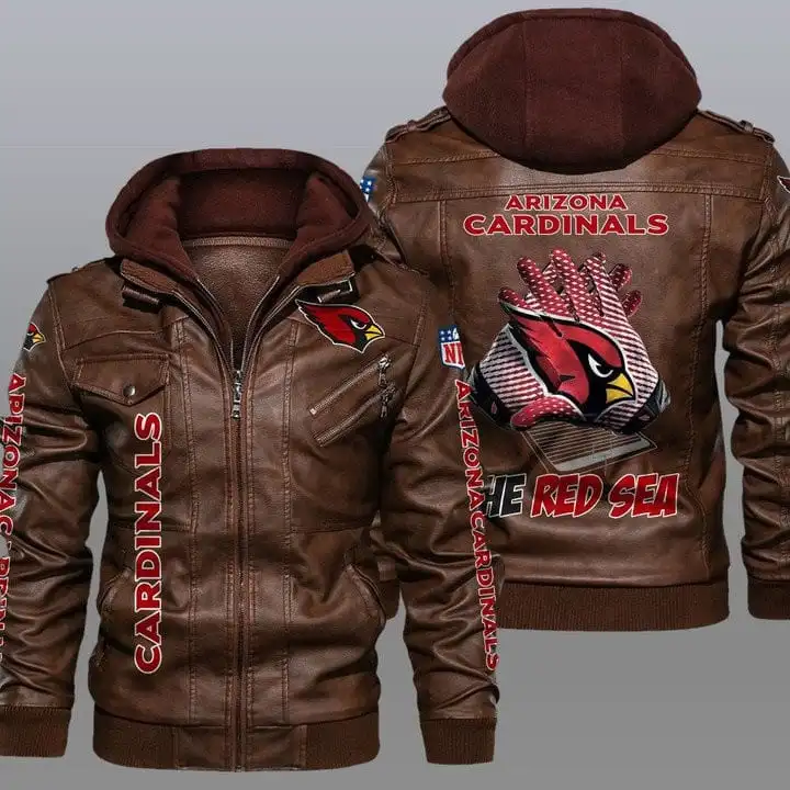 Arizona Cardinals Leather Jacket