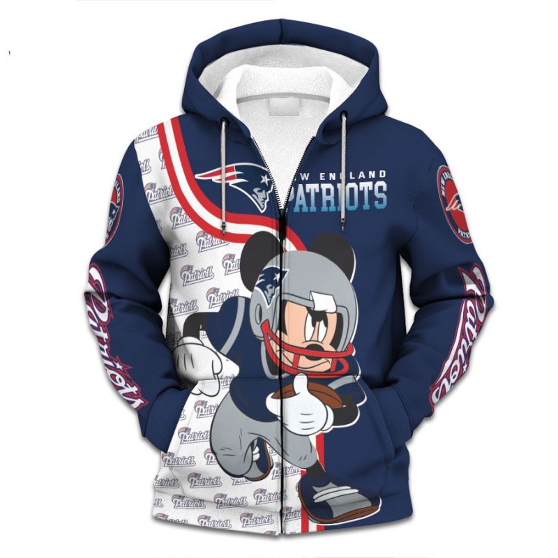 New England Patriots Hoodie Detail