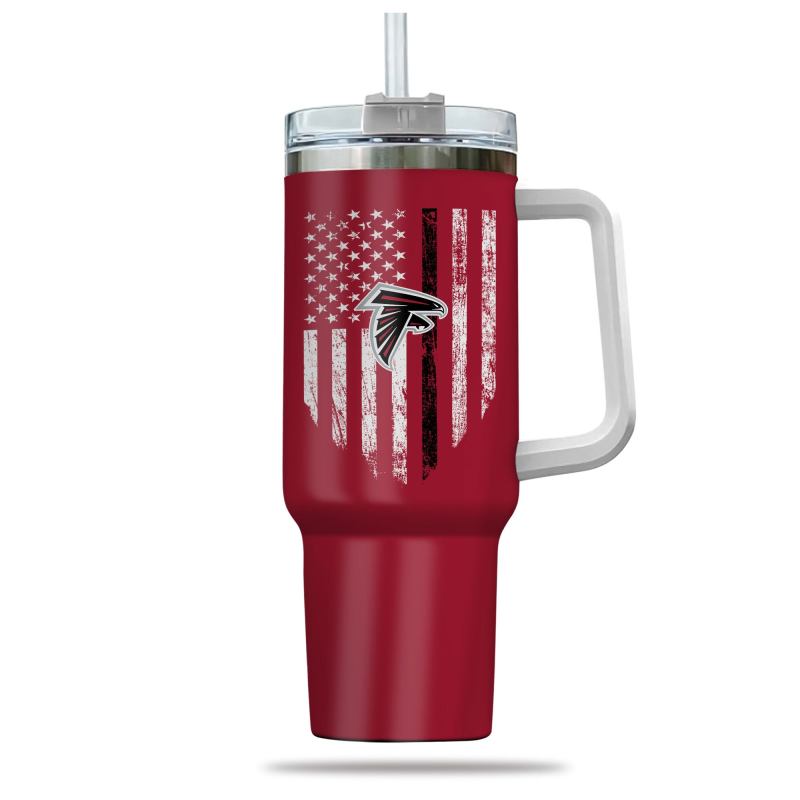 Atlanta Falcons Tumbler Side View