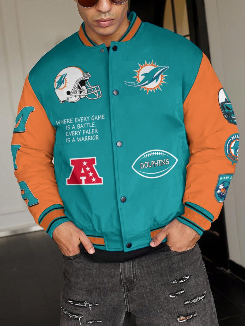 Miami Dolphins Varsity Jacket