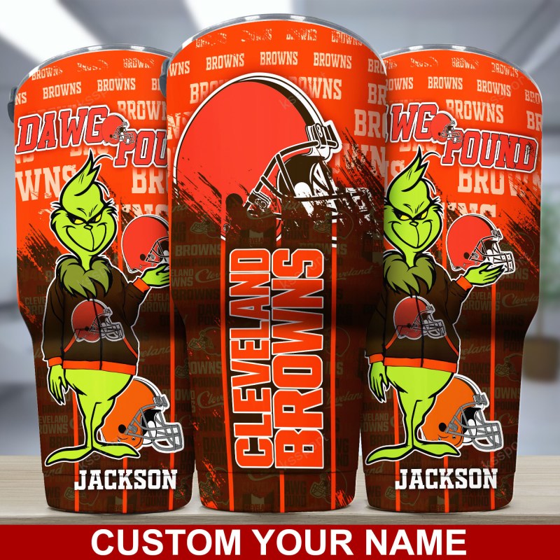 Cleveland Browns Personalized Tumbler