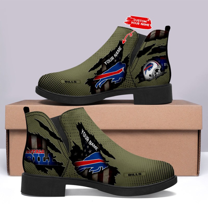 Buffalo Bills Personalized Comfort Fashion Short Boots