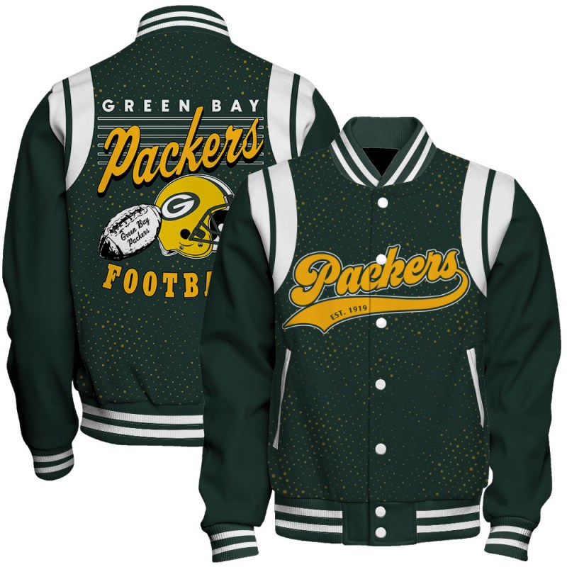 Green Bay Packers Varsity Jacket