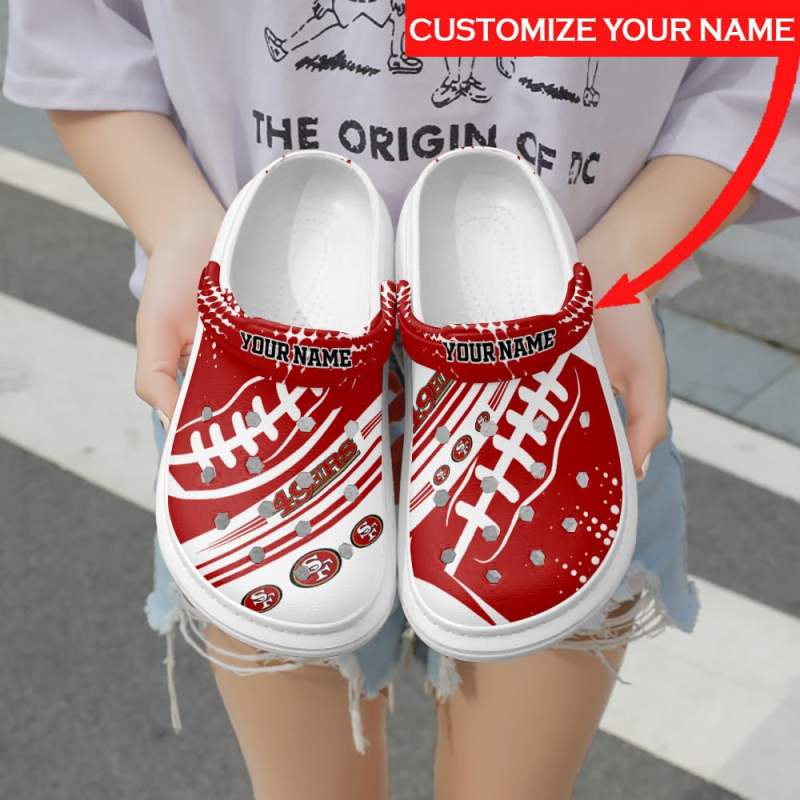 San Francisco 49ers Personalized Limited Clog