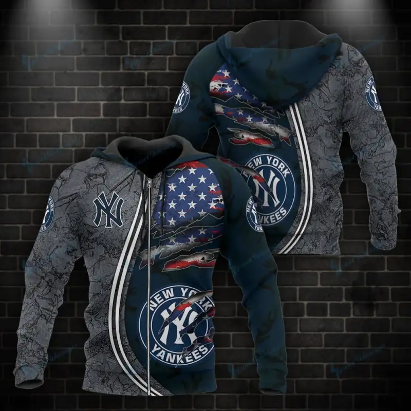 New York Yankees Hoodie Back View