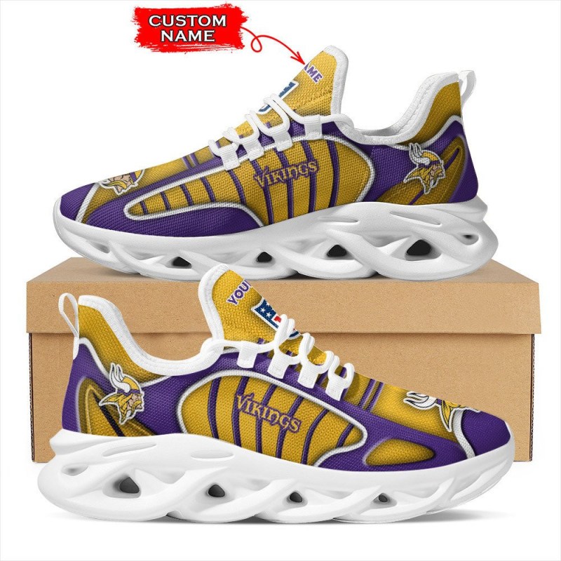 Minnesota Vikings Personalized Yezy Running Sneakers