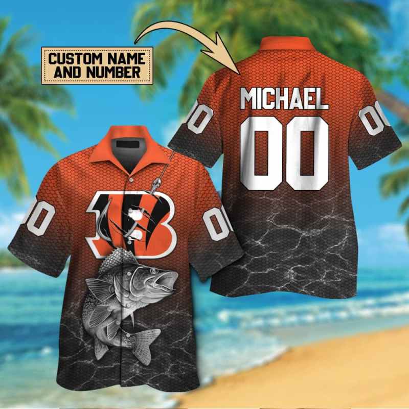 Cincinnati Bengals Button Shirt Size Chart