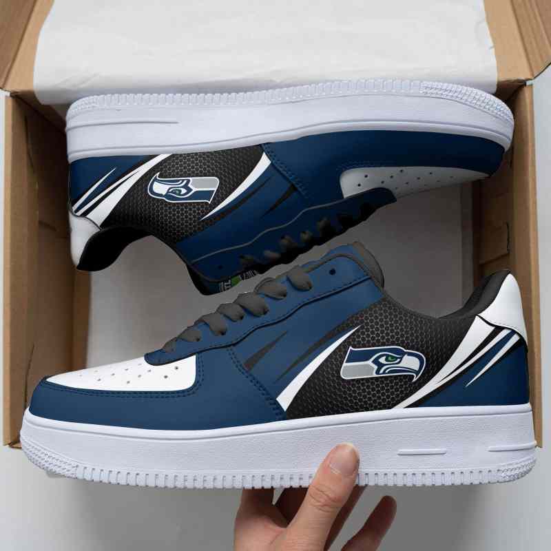 Seattle Seahawks AF1 Shoes Top View