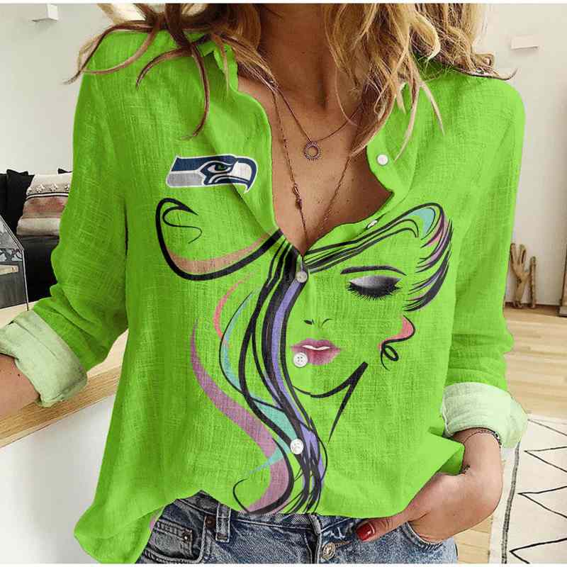 Seattle Seahawks Woman Shirt Detail View