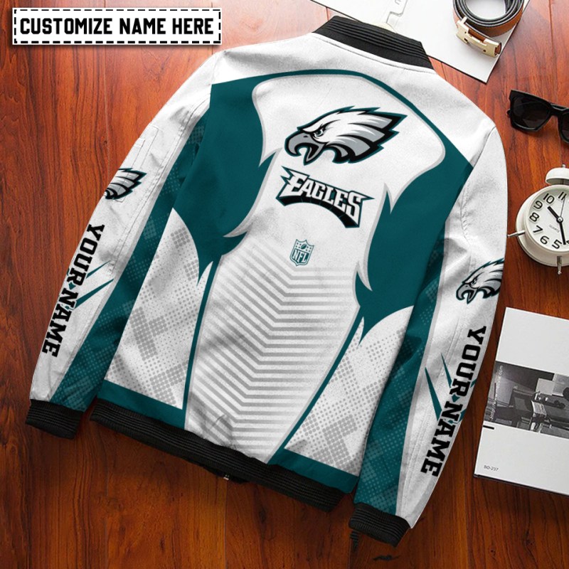 Philadelphia Eagles Personalized Bomber Jacket Style