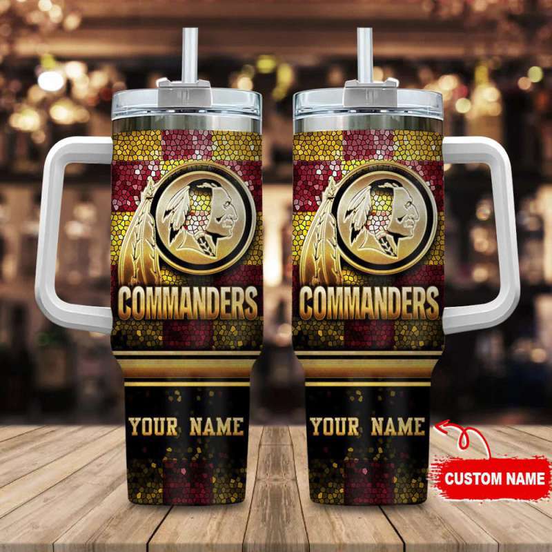 Washington Commanders Personalized 40oz Tumbler