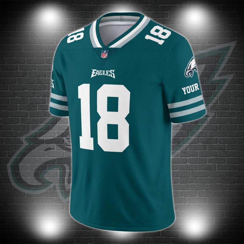 Philadelphia Eagles Personalized V-neck Jersey Image 2