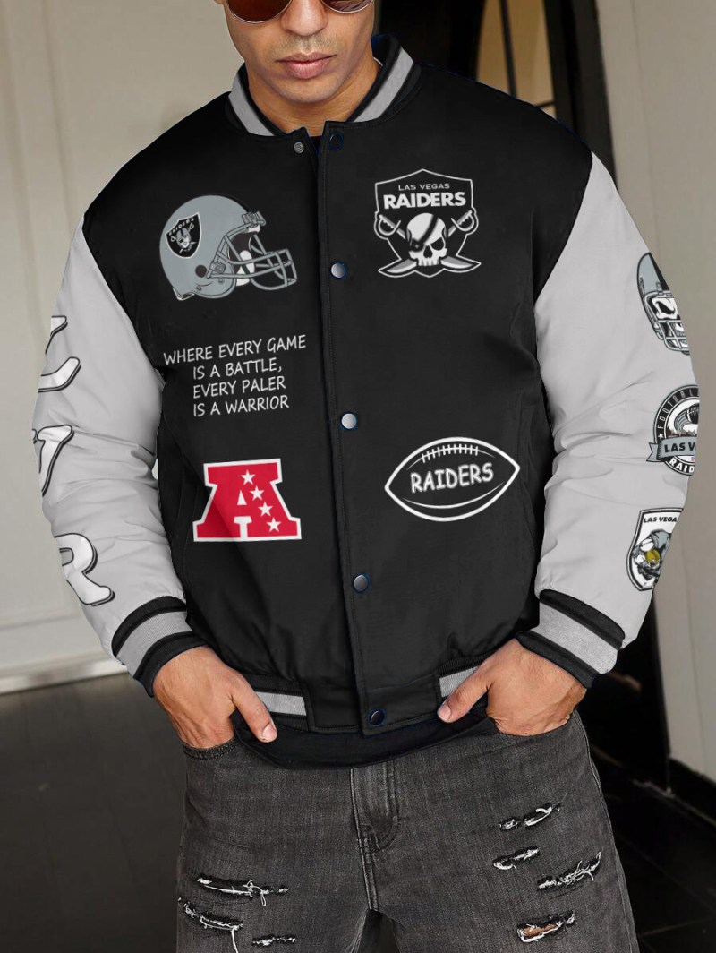 Las Vegas Raiders Varsity Jacket