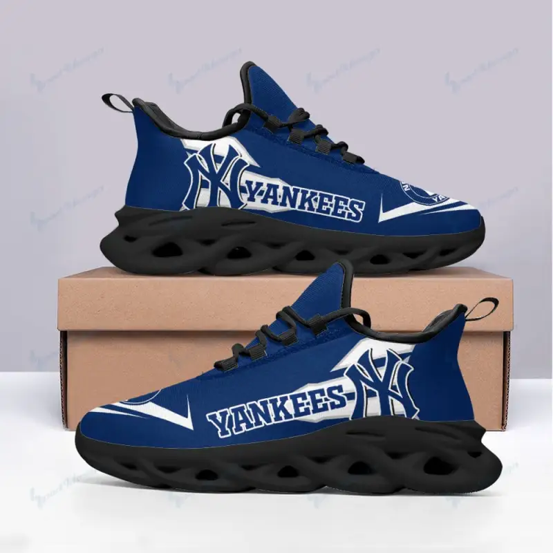 New York Yankees Yezy Running Sneakers SPD475 Image 3