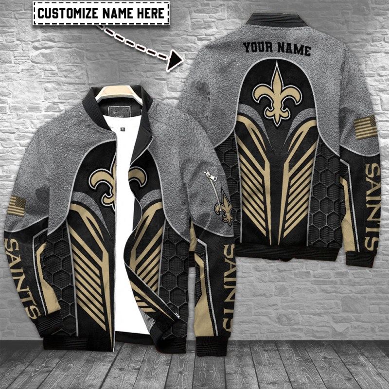 New Orleans Saints Personalized Bomber Jacket