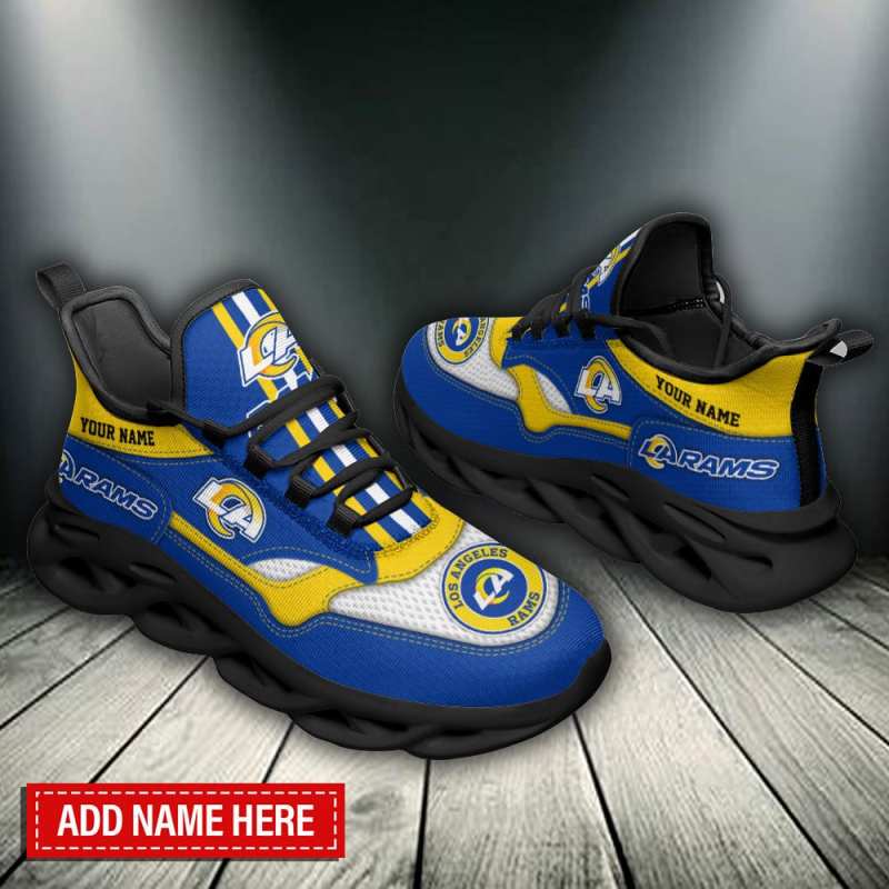 Los Angeles Rams Personalized Yezy Sneakers