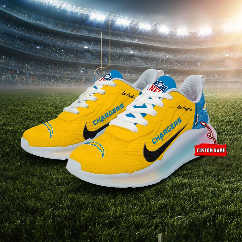 Los Angeles Chargers Rainbow Cushion Running Shoes AZBTCRS00027 3 Los Angeles Chargers Running Shoes