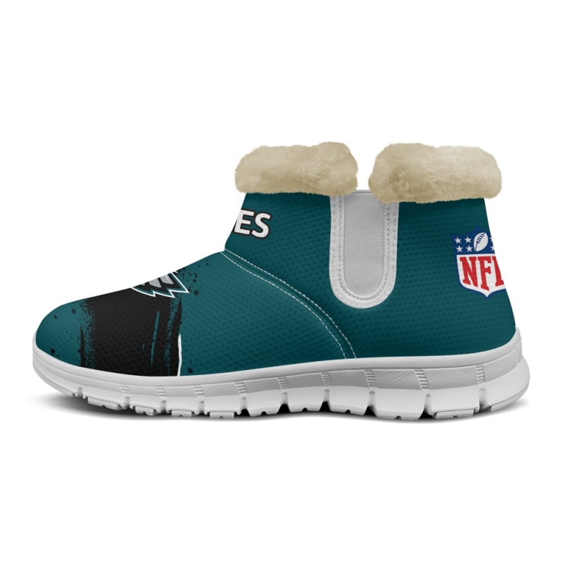 Philadelphia Eagles Comfy Winter Snow Boots Image 12
