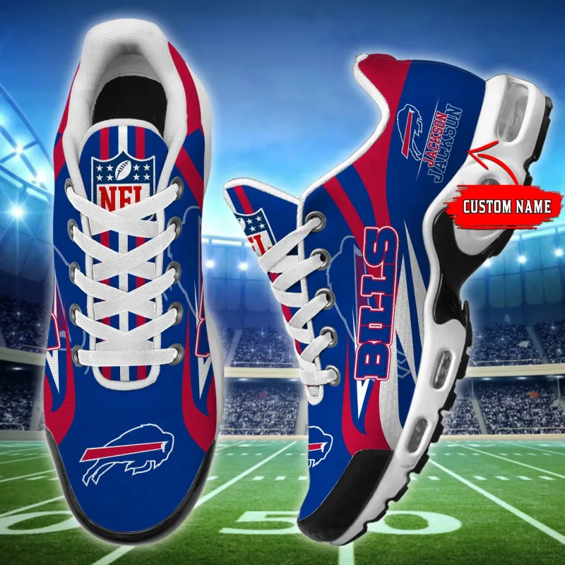 Buffalo Bills Personalized Plus T-N Youth Sneakers