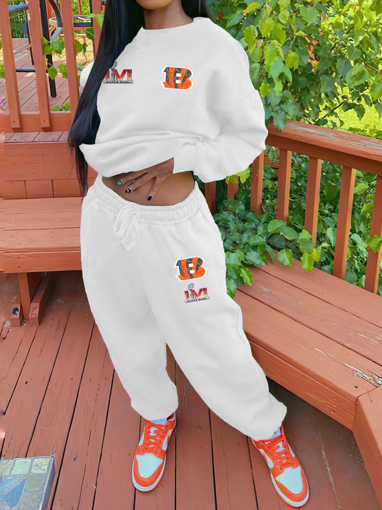 Cincinnati Bengals Drop Shoulder Sweatshirt and Sweatpants