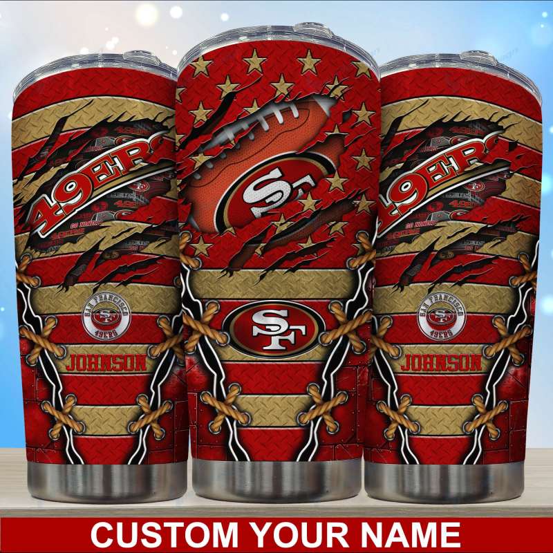 San Francisco 49ers Personalized Tumbler