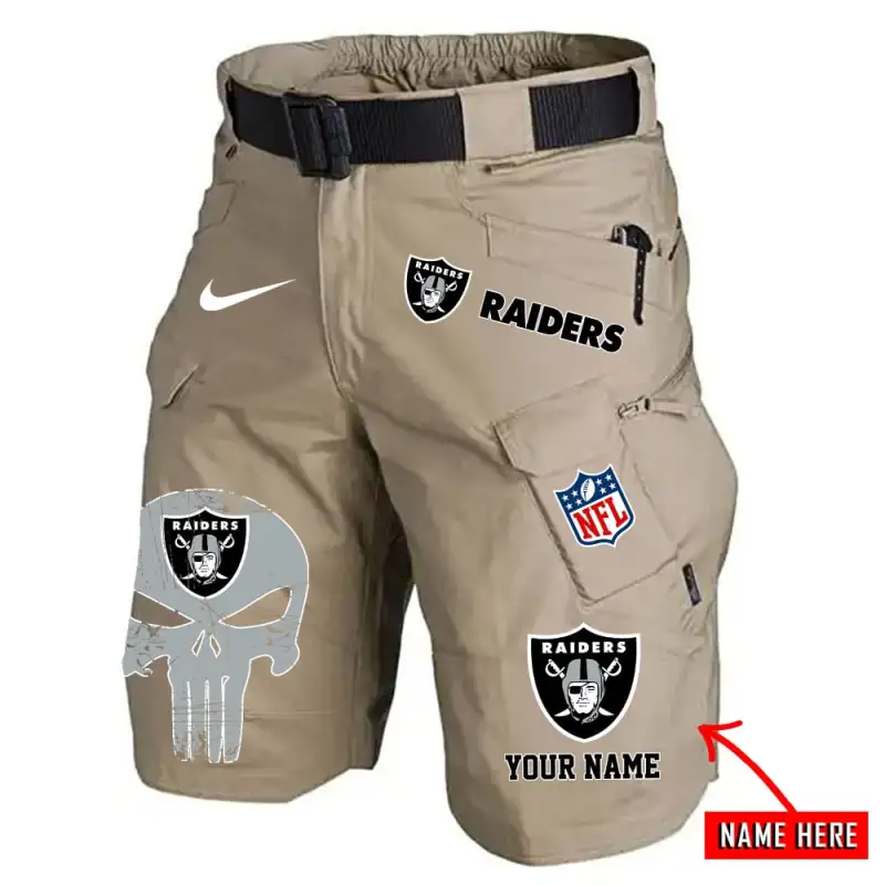 Las Vegas Raiders Front Pockets Men Shorts