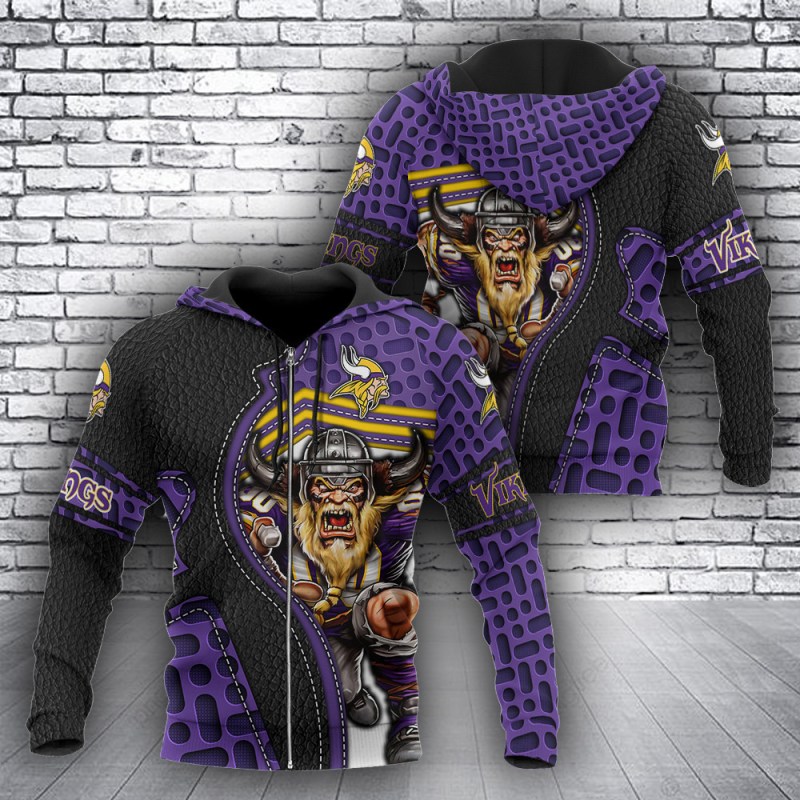 Minnesota Vikings Hoodie Side View