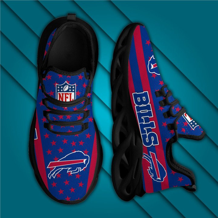 Buffalo Bills Yezy Running Sneakers Detail