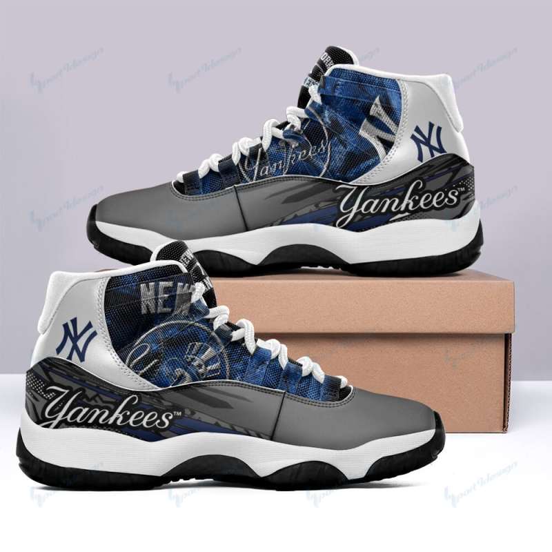 New York Yankees AJD11 Sneakers BG59 Back View