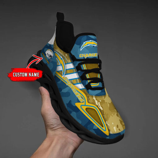 LA Chargers Personalized Sneakers
