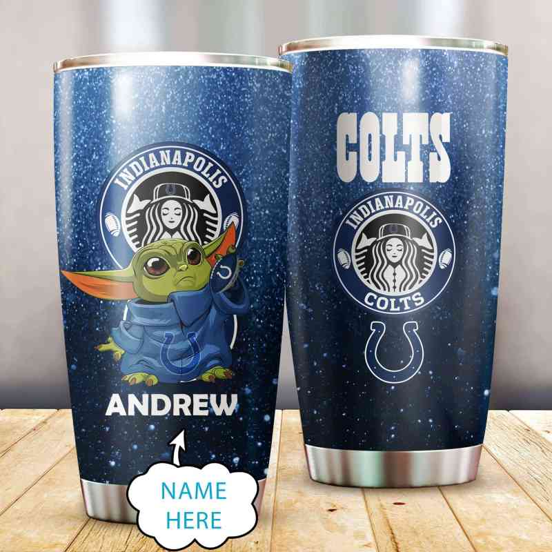20 Oz Colts Tumbler