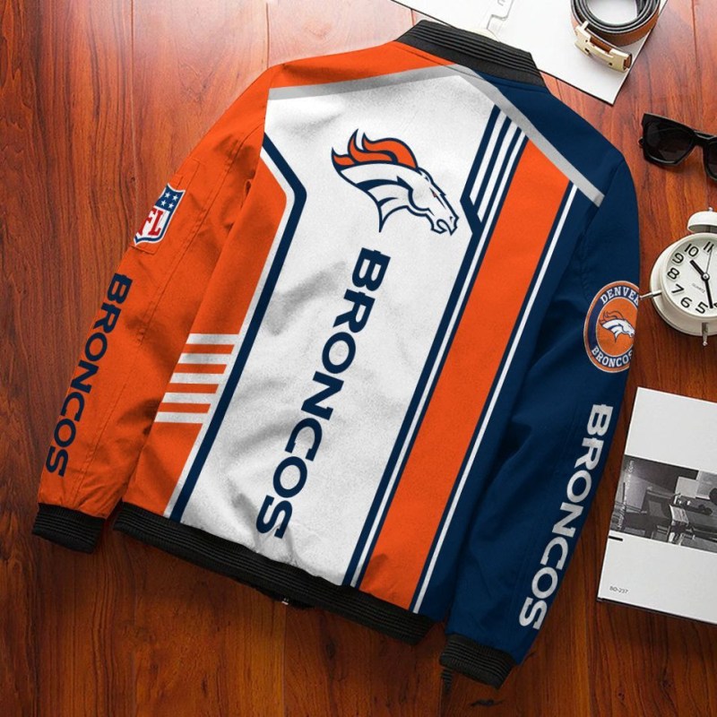 Denver Broncos Bomber Jacket Alternate View