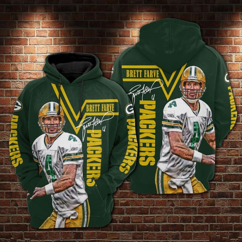 Brett Favre Green Bay Packers Hoodie