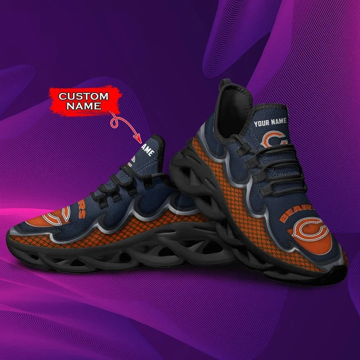 Chicago Bears Personalized Yezy Running Sneakers