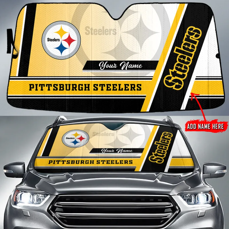 Pittsburgh Steelers Personalized Auto Sun Shade