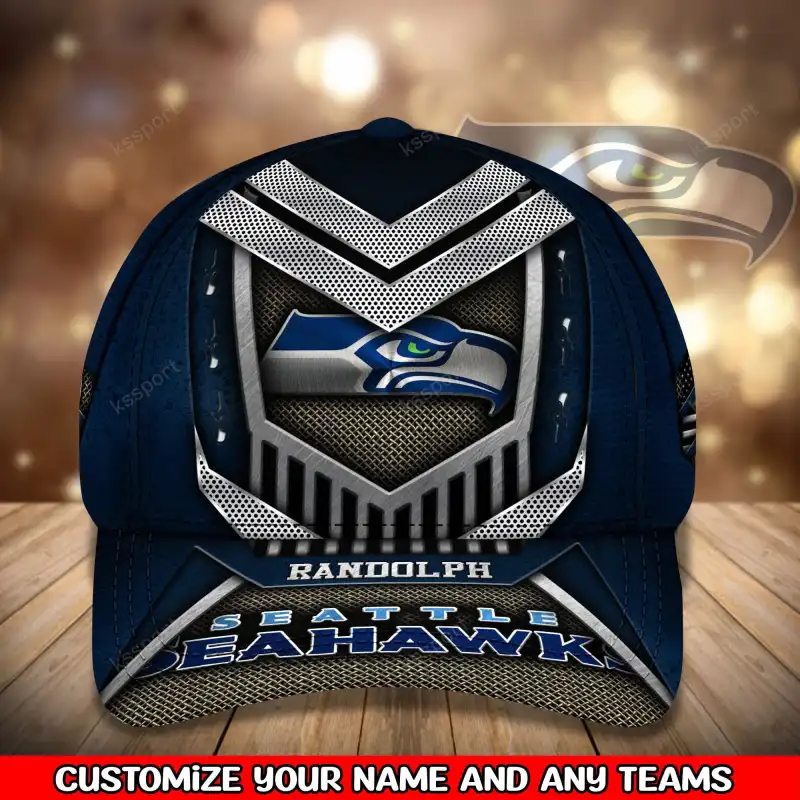 Seattle Seahawks Personalized Classic Cap