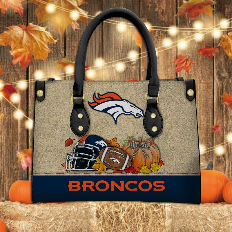 Personalized Denver Broncos Hand Bag