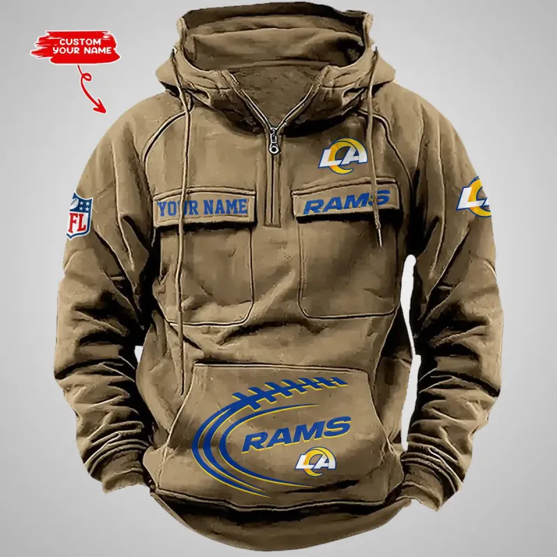 Comfortable Hoodie for Rams Fans