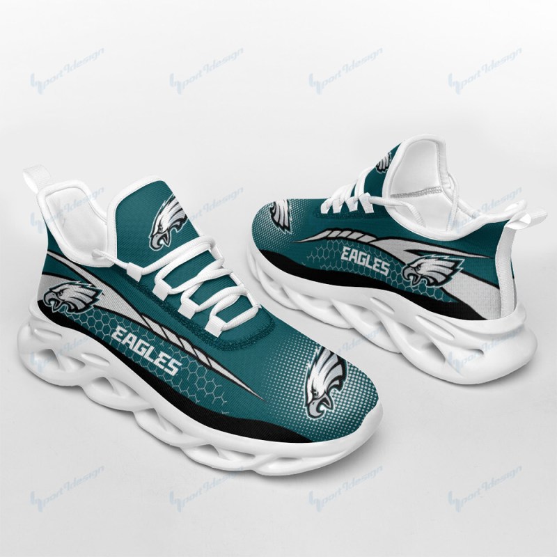 Philadelphia Eagles Sneakers Side View