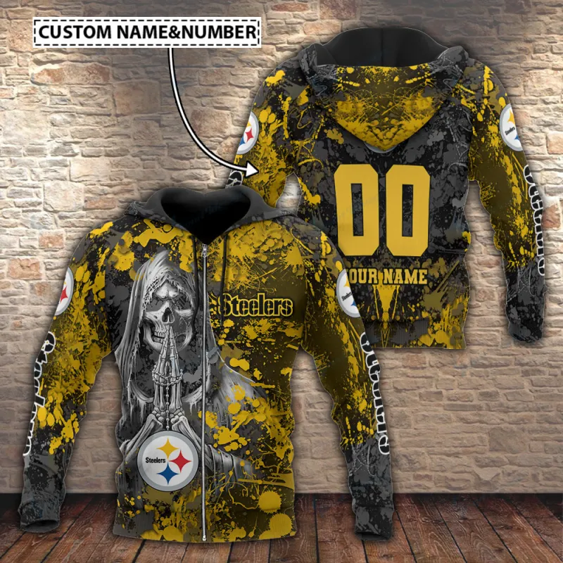 Pittsburgh Steelers Personalized Hoodie Design
