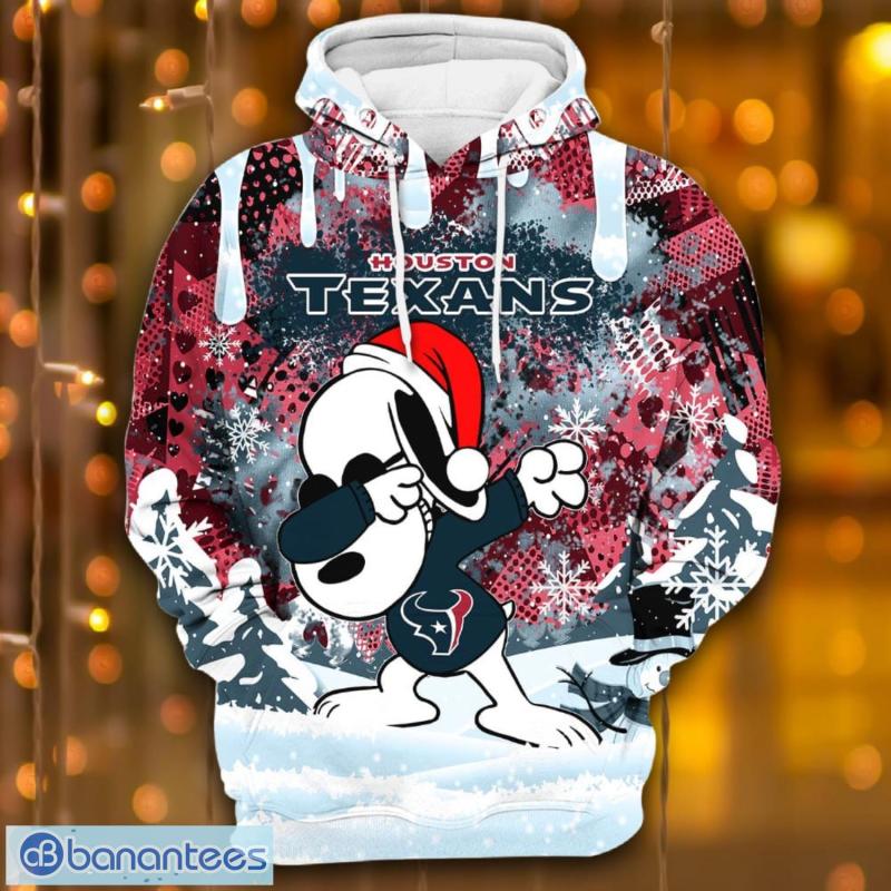Houston Texans Christmas Hoodie Front View